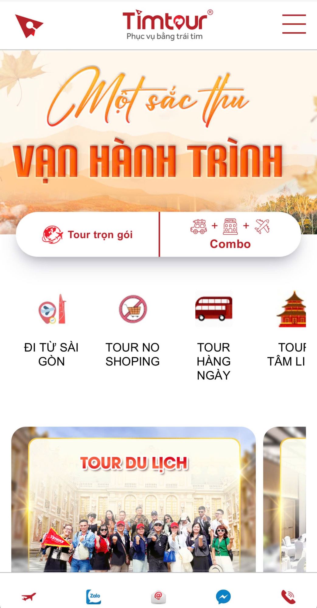 Hệ thống đặt TimTour
