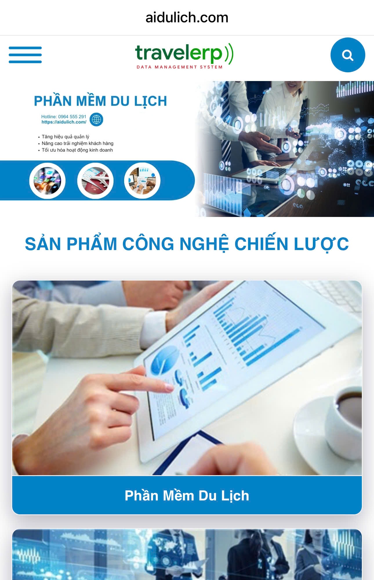 Hệ thống phần mềm TravelERP